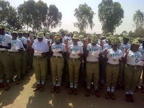 2016 Batch 'B' (Stream 2) Corps members takes the oath of allegiance